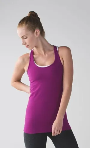 Lululemon Cool Racerback Regal‎ Plum Purple Athletic Tank Top 4 thumbnail 1