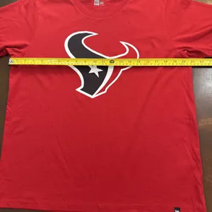 NFL Football Houston Texans Red battle fan sportswear Fan T-shirt New Era Women thumbnail 5