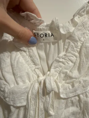 Storia White Babydoll Romper thumbnail 2