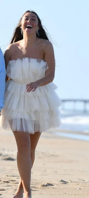 Studio I Do Ruffle Dress White Size L thumbnail 1
