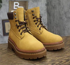 NEW Wild Fable Womens Lace Up Faux Suede Combat Boots Tan Brown 7M thumbnail 1