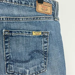 Levi's Vintage Y2K Levi Strauss Signature Low Rise Bootcut Jeans Sz 8 Medium Western thumbnail 6