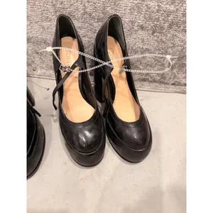 Schutz Womens Heels 9.5B Black Zayne Patent Leather Chunky Platform Mary Jane thumbnail 3