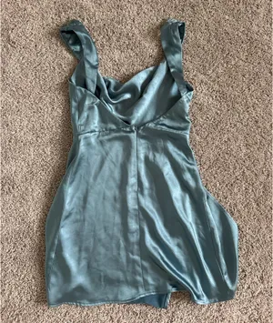 RUNAWAY THE LABEL Teal mini dress thumbnail 2