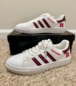 Rutgers Sneakers White Size 9 thumbnail 1