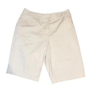Kim Rogers Womens Size 14 Beige Bermuda Shorts Cotton Stretch Chino Stone thumbnail 1