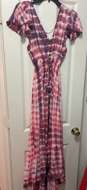 Tiare Hawaii Tie Dye Maxi Dress thumbnail 3