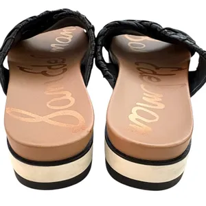 EUC Sam Edelman Leather Aida Sandals Black Size 10 thumbnail 6