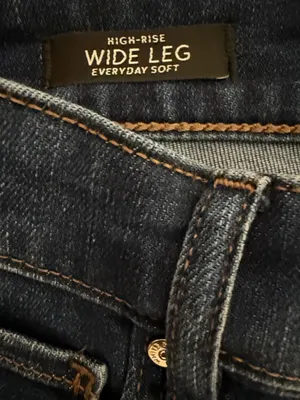White House Black Market high-rise wide leg jeans Sz 10 thumbnail 3