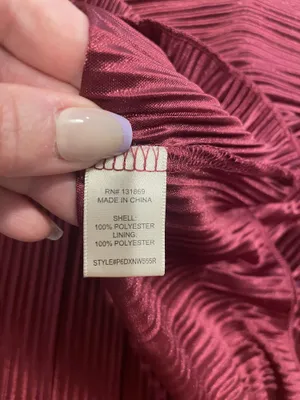 Inspired Hearts Burgundy Plisse Off-Shoulder Mini Dress 2X thumbnail 6