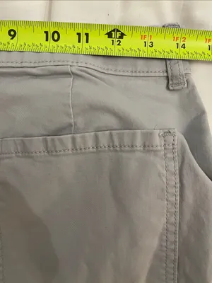 Hollister Ultra High-Rise Dad Pant Womens Sz 4R W27 Gray Cargo Stretch thumbnail 6