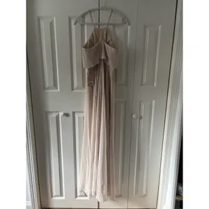 Birdy Grey Small Blush Pink Maxi Dress with Ruffle Detail thumbnail 8