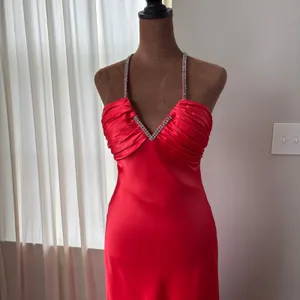 90s Vintage Cache Formal Dress 6 Rhinestone Old Hollywood Glam Homecoming Y2K thumbnail 10