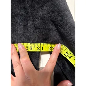 Secret Treasures Women's Black Plush Half Zip Hoodie Sleepwear S 4-6 thumbnail 3
