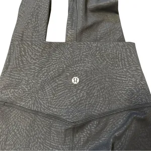Lululemon Align High Rise Black Emboss Leggings thumbnail 4