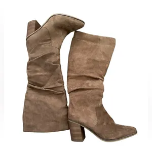 Universal Threads Junie Taupe tall boho boots size 11 thumbnail 5