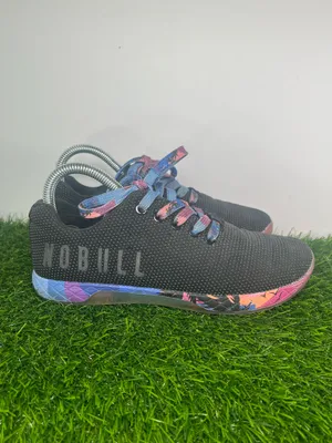 NOBULL Trainer Shoes Black Multicolor Lace Up Women’s Size 6.5 Athletic Gym CrossFit thumbnail 3
