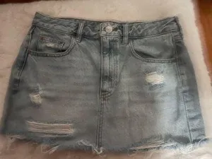 PacSun Bella Denim Mini Skirt thumbnail 1