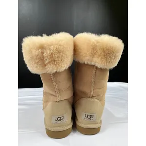 Ugg Australia Womens Tan Short Sheepskin Boots Size 5 SKU 7374 thumbnail 4
