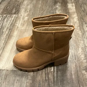 Sun + Stone Brown Winter Boots Size 8 Tan thumbnail 7