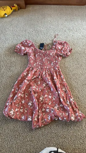 Pink Floral Dress Hollister thumbnail 2
