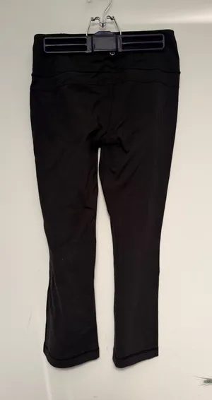 Lululemon Groove‎ Pant Crop Black Flare Leggings LW6989S Size 6 Mens Womens thumbnail 1