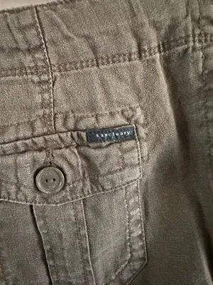 Sanctuary Clothing Olive Green Linen Cargo Pants - Size 30 thumbnail 5
