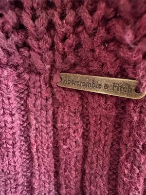 Abercrombie & Fitch Women's Crewneck Sweater - Plum thumbnail 2
