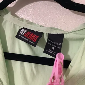 Y2K Green Workout Top S Hooded Sporty Tennis Prep Preppy Full Zip 2000s‎ thumbnail 3