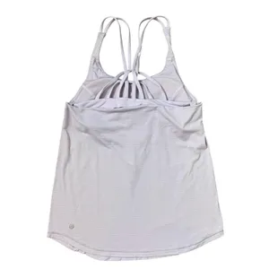 Lululemon Free to Be Wild 2-in-1 Tank Top Size 4 Strappy Heathered Lilac Workout thumbnail 5