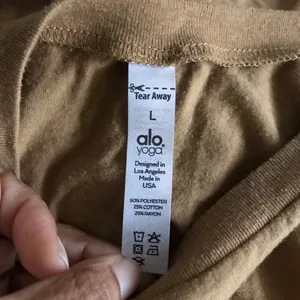 Alo Casual Tan Women's Crop Top thumbnail 4