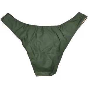 J.‎ Crew Curved-waist cheeky bikini bottom Safari Green S NWT thumbnail 2