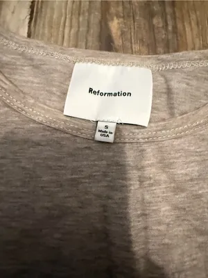 Reformation Crop Long Sleeve Top thumbnail 3