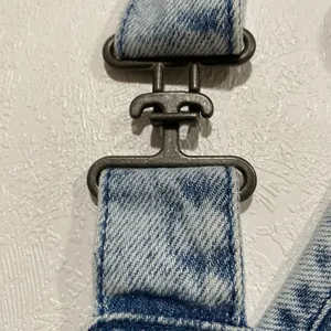 Free People We The Free Denim Overall Dress XS Acid Wash Mini Pinafore Y2K thumbnail 7