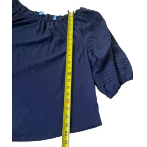 Draper James RSVP Blue Shirt Top Women Size Large | 15-6 thumbnail 6