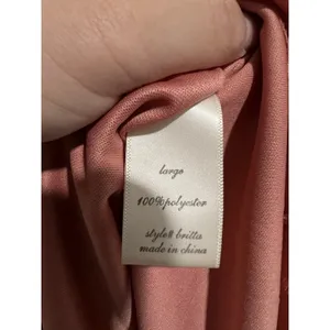 Altar'd State Womens Sleeveless Wrap Mini Dress Britta Large Dusty Mauve NWT $70 thumbnail 4