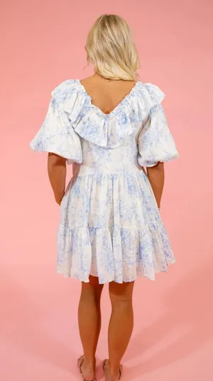 These Three Boutique Puff sleeve dress thumbnail 2