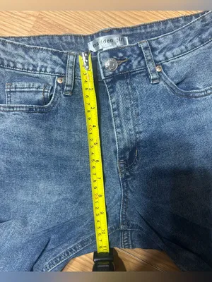 Steve Madden high rise wide leg denim acid wash jeans ladies/jr size 5 w stretch thumbnail 6
