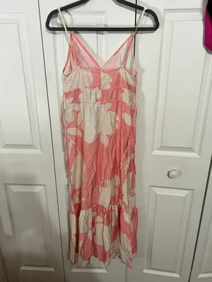 Colorful Floral Tie Strap Sun Dress thumbnail 3