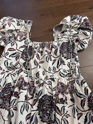 House of Harlow 1960 Floral Print Mini Dress Medium - C11-209 thumbnail 8
