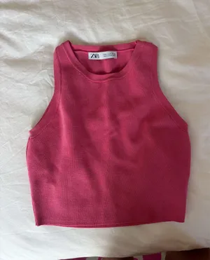 Pink ZARA Top thumbnail 1