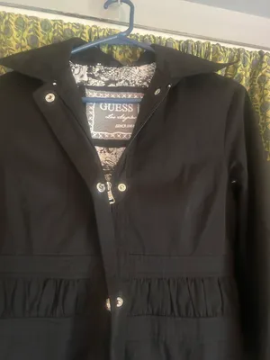 Black Windbreaker Jacket With Removeable Good Woman’s Size S thumbnail 2