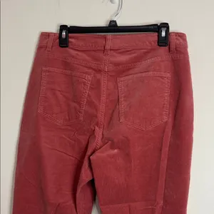 Talbots Terracotta High-Waist Straight-Leg Curvy Petite Corduroy Jeans size 10p thumbnail 4