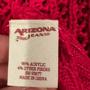 Arizona Jeans Arizona Jean Company Pink knitted Short Sleeves Top SZ XL 14/16 thumbnail 4