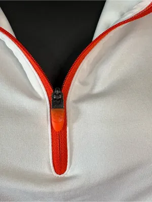Under Armour White Sleeveless Polo Tank with Purple & Orange Trim M thumbnail 11