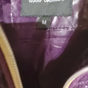 White Mark Winter Women’s Purple Puffer Coat Size M thumbnail 5