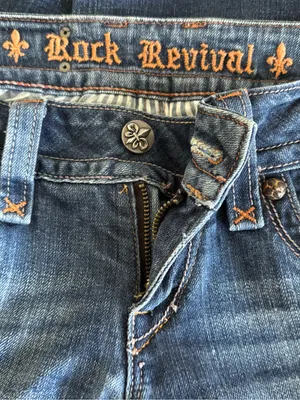 Rock Revival Gwen Boot Cut Dark Wash Jeans 28 thumbnail 8