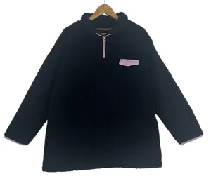 Koolaburra by Ugg Cozy Sherpa 1/4 Zip Pullover Black in Size XL thumbnail 1