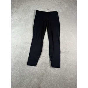 athleta black leggings s cropped capri thumbnail 3
