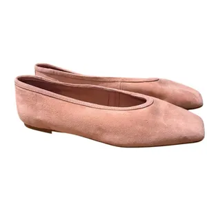 NWT Tony Bianco Blossom Square Toe Suede Bianca Flats Women's Sz. 7 thumbnail 4